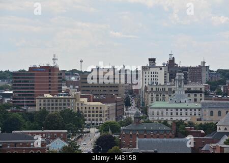 Ein Blick von der Portland Observatory in Portland, Maine Stockfoto