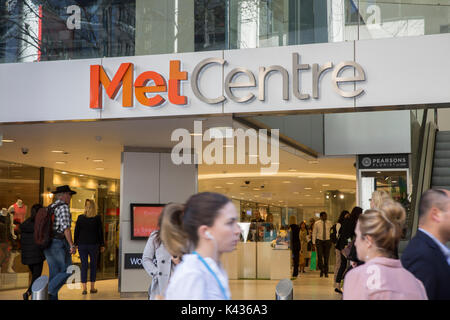 Metcenter Shopping mall Center im Stadtzentrum von Sydney, New South Wales, Australien Stockfoto