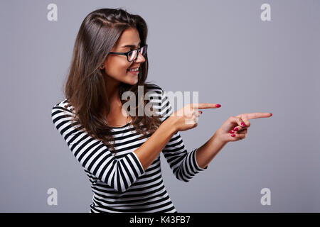 In dieser Richtung, wo ich sie sehen Stockfoto