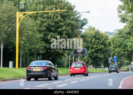 Bild: Durchschnittlicher Speedcamer, Old Dalkeith Road Stockfoto