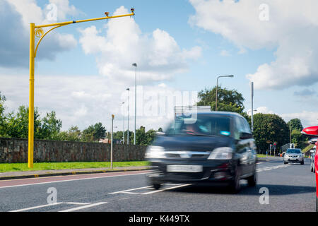 Bild: Durchschnittlicher Speedcamer, Old Dalkeith Road Stockfoto