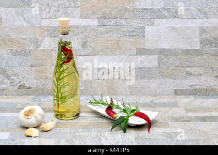 Salat Dressing Küche Landschaft Stockfoto