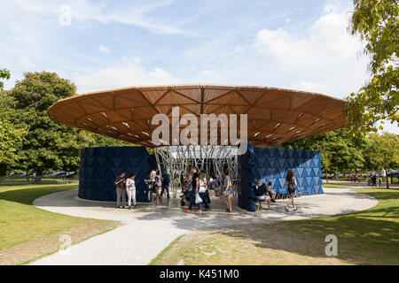 Serpentine Pavillon 2017, Kensington Gardens, London Stockfoto