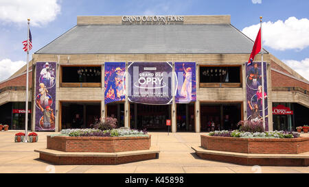 Außen an der Grand Ole Opry in Nashville, Tennessee Stockfoto