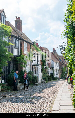 Meerjungfrau-Straße in Rye, East Sussex Stockfoto