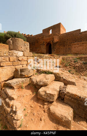 Nordafrika, Marokko, Hauptstadt Rabat. Archäologische Stätte Chellah Stockfoto