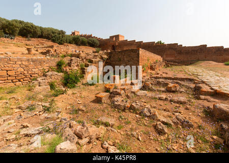 Nordafrika, Marokko, Hauptstadt Rabat. Archäologische Stätte Chellah Stockfoto