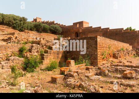 Nordafrika, Marokko, Hauptstadt Rabat. Archäologische Stätte Chellah Stockfoto