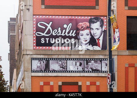 USA, New York, Western New York, Jamestown, Lucy-Desi Museum, Comedy star Lucille Ball gewidmet der 1950s-era-TV-Show, ich Liebe Lucy, außen Stockfoto