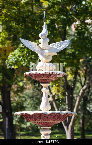 USA, New York, Hudson Valley, Saratoga Springs, Congress Park, Brunnen Stockfoto