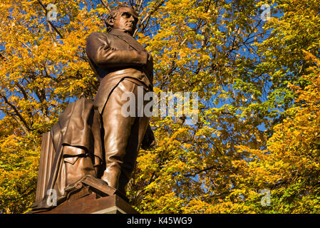 USA, New York, New York City, Central Park, Denkmal zu Daniel Webster Stockfoto