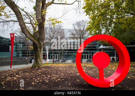 USA, New York, Finger Lakes Region, Corning, Corning Museum für Glas, außen Stockfoto