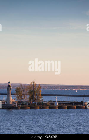 USA, New York, New York, Buffalo, See Erie Leuchtturm Stockfoto