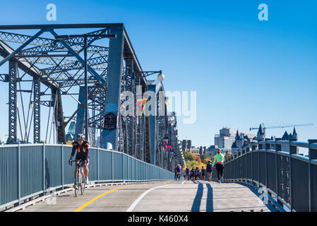 Kanada, Ontario, Ottawa, der Hauptstadt Kanadas, Alexandria Brücke Stockfoto