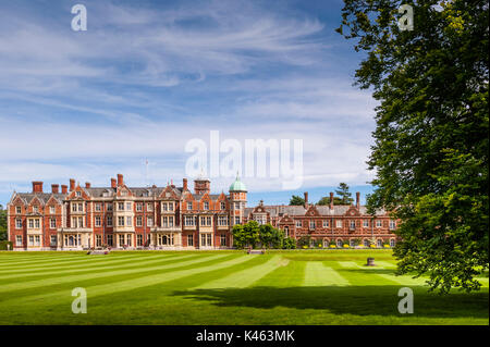 Sandringham House in Sandringham Estate in Norfolk, England, Großbritannien, Großbritannien Stockfoto