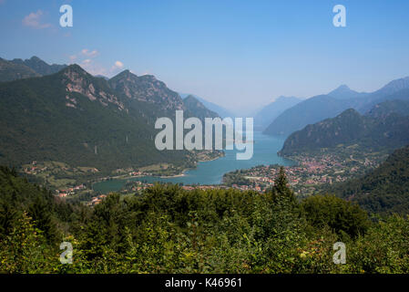 Der Idrosee, kleiner See in Brescia, Italien Stockfoto