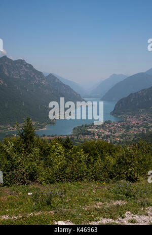 Der Idrosee, kleiner See in Brescia, Italien Stockfoto