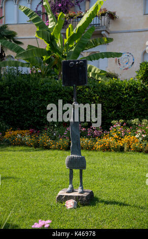 Die Heller Garten, von der Künstlerin Andrea Heller in Gardone Riviera, Gardasee, Italien Stockfoto