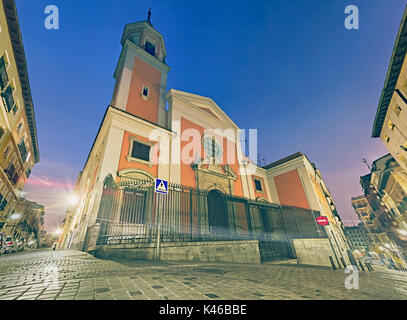 Kirche San Lorenzo bei Lavapies Nachbarschaft. Madrid. Spanien. Stockfoto