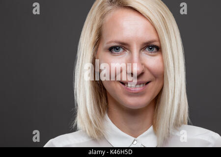 Closeup headshot von jung und glücklich Business Woman Stockfoto