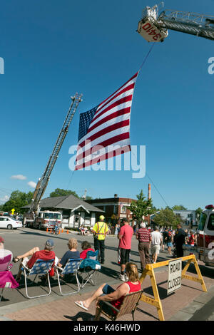 Independence Day Feier in Fairport NY USA. Stockfoto