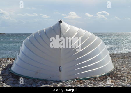 Umgedrehten Boot Stockfoto