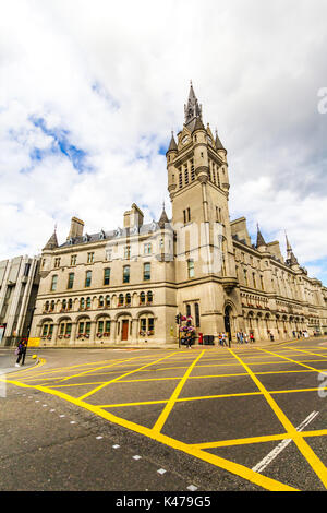 Aberdeen Granite City, Stadthaus in der Union Street, Schottland, Großbritannien Stockfoto