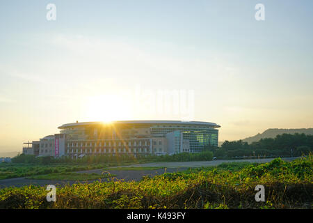 Das International Convention Centre (ICC) Jeju ist in der jungmun Resort in Seogwipo auf der Insel Jeju in Südkorea Stockfoto