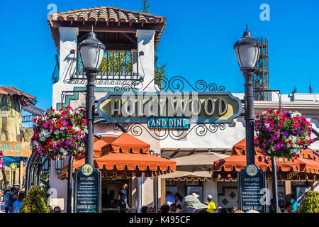 Los Angeles, Hollywood, USA: Diner in den Universal Studios Park Stockfoto