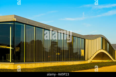 Die Rolex Learning Center, Ecole Polytechnique Federale de Lausanne, EPFL, Lausanne, Schweiz Stockfoto