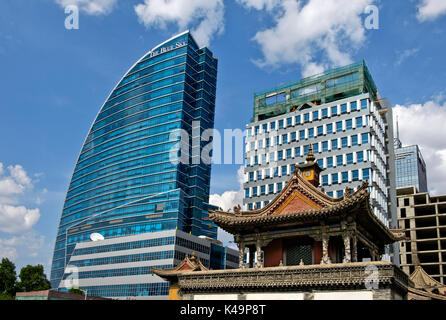 Das moderne Hotel der blaue Himmel, Ulaanbaatar, Mongolei Stockfoto