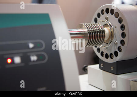 Die thermische Expansion Dilatometer, Nahaufnahme Stockfoto