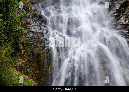 Natürlichen Hintergrund Wasserfall bunte Blätter Wasserfall Thailand tropisch, Nationalpark Khao Nan Sunanta Wasserfall Nakhon Si Thammarat Thailand. Stockfoto