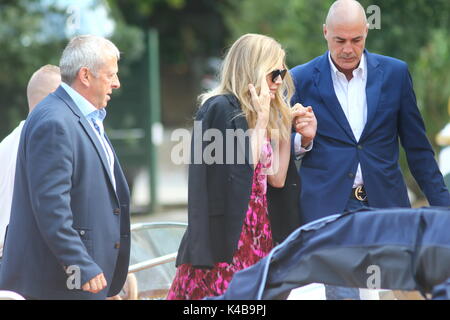 Venedig, Italien. 5. Sep 2017. Schauspielerin Michelle Pfeiffer ist bei den 74. Internationalen Filmfestspielen von Venedig am Lido von Venedig am 5. September 2017 gesehen. Quelle: Andrea Spinelli/Alamy leben Nachrichten Stockfoto