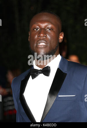 London, Großbritannien. 05 Sep, 2017. Stormzy, GQ Männer des Jahres Awards 2017, Tate Modern, London, UK, 05. September 2017, Foto von Richard Goldschmidt Credit: Rich Gold/Alamy leben Nachrichten Stockfoto