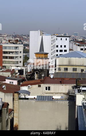 Blick von Bayoglu nach Istanbul Stockfoto