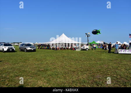 Lincoln, Illinois - USA - 25. August 2017: Lincoln Balloon Festival Stockfoto