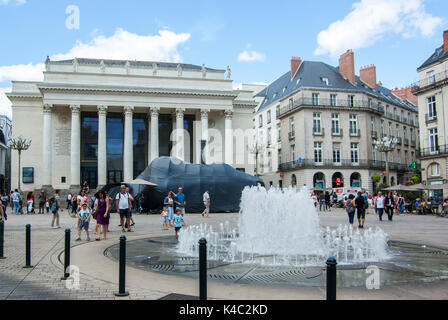 Der Nantes Oper, Theater Graslin, Nantes, Nantes, Pays de la Loire, Frankreich Stockfoto