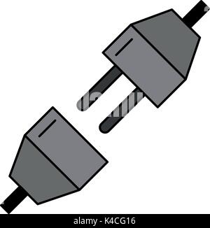 Stecker icon image Stock Vektor