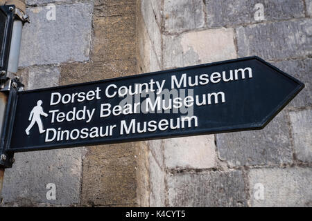 Lokale Wahrzeichen und Sehenswürdigkeiten in Dorchester, Dorset, Großbritannien. Stockfoto