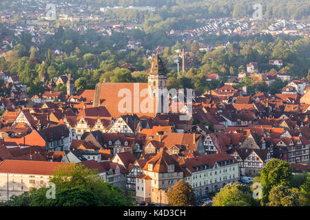 Luftaufnahme von Hann munden, Niedersachsen, Deutschland Stockfoto