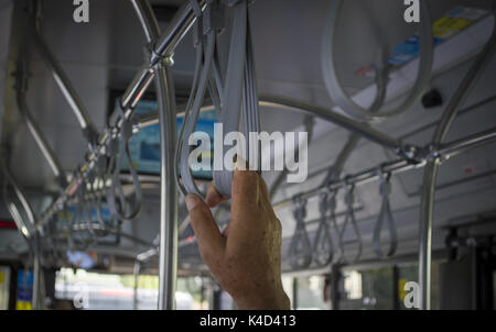 Hilfe ältere Menschen Stockfoto