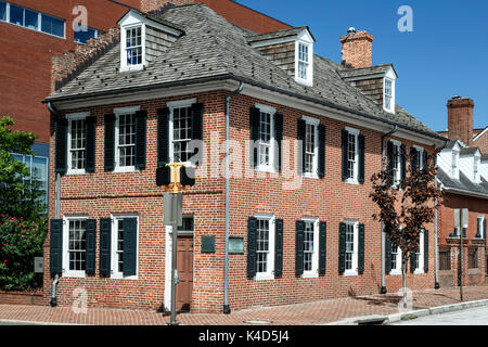 Star Spangled Banner Haus, Baltimore, Maryland, USA Stockfoto