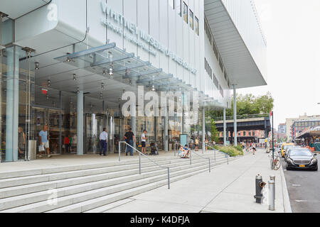 Whitney Museum der amerikanischen kunst, Fassade in New York Stockfoto