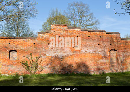 Stadtmauer, Wittstock/Dosse, Brandenburg, Deutschland Stockfoto