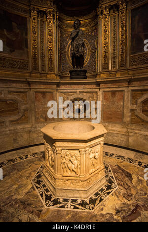 In Siena Catedral, Siena Toskana Italien Europa EU Stockfoto