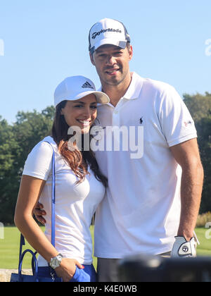 Michael Ballack Und Natacha Tannous Stockfoto