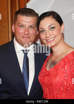 Steve Feige und Lina Van De Mars Stockfoto
