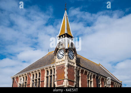 Das Äußere von Wareham Rathaus in der Stadt Wareham, Dorset, Großbritannien. Stockfoto