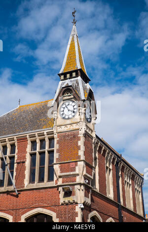 Das Äußere von Wareham Rathaus in der Stadt Wareham, Dorset, Großbritannien. Stockfoto